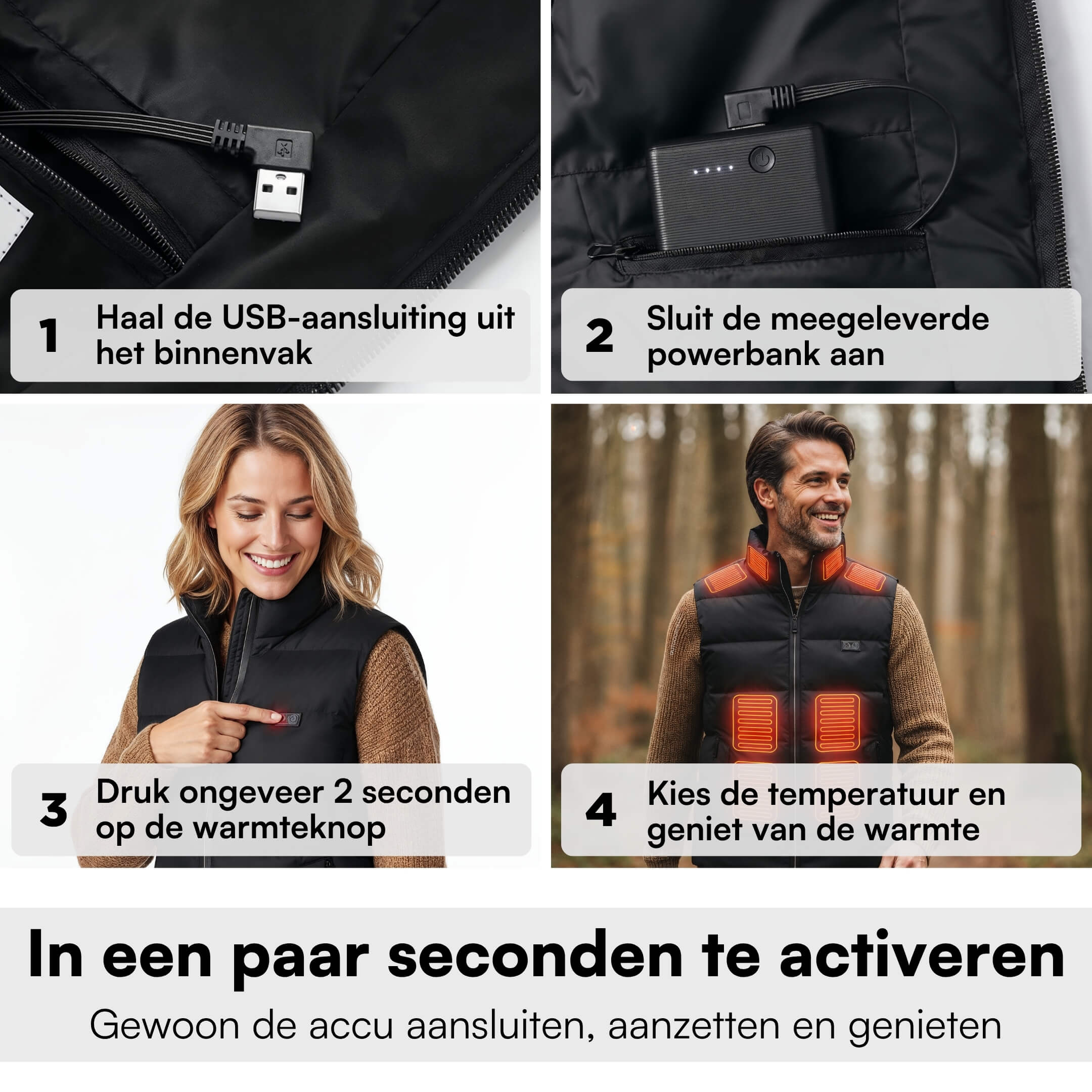 SmartHeat Verwarmingsvest