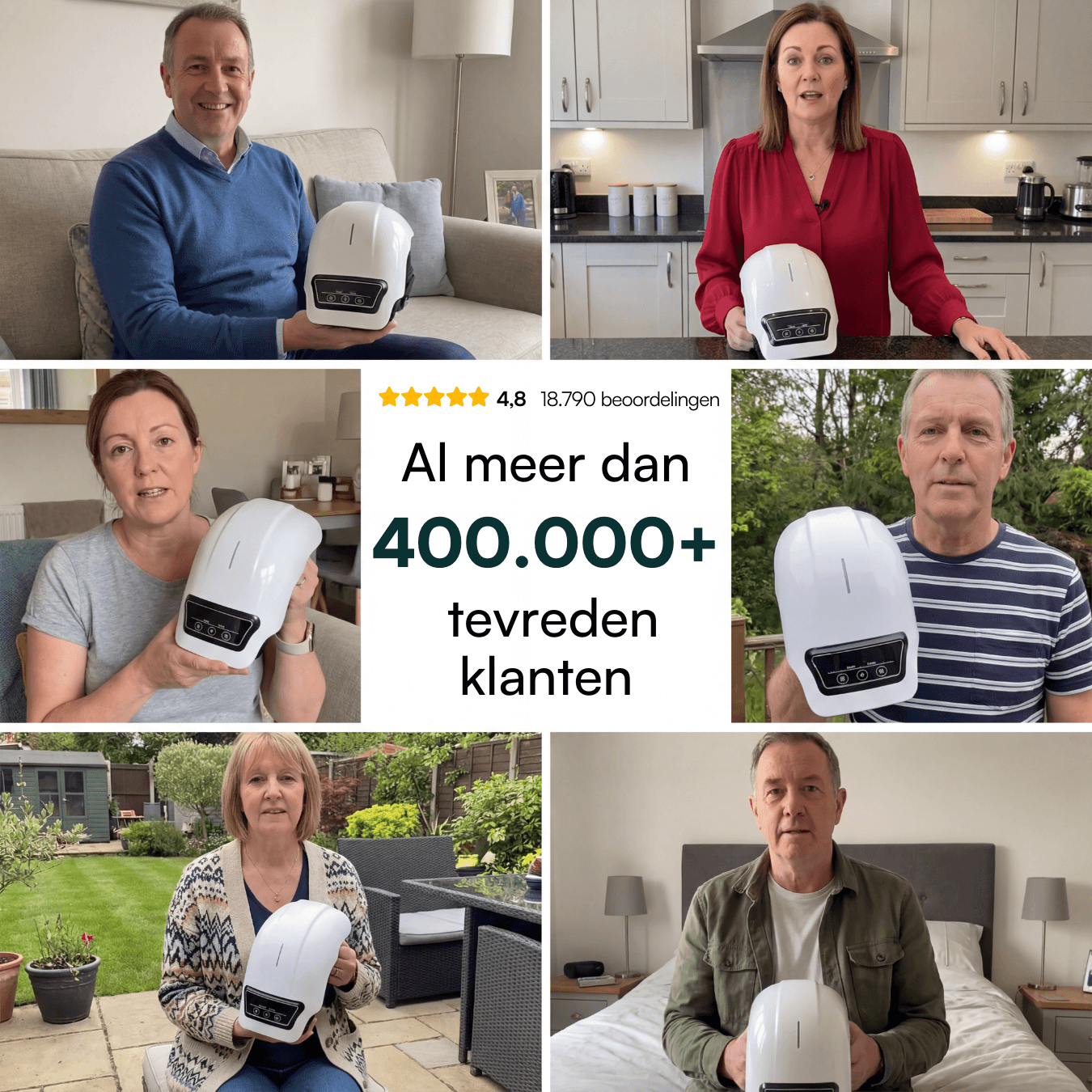 VIBRATHERM knie massageapparaat