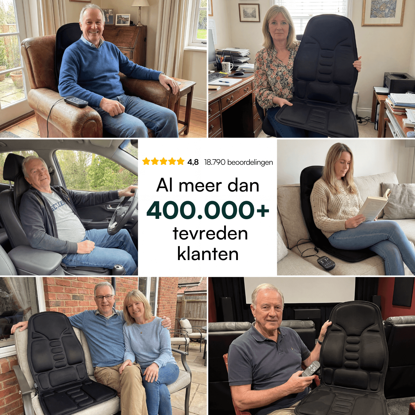 VitaComfort massage zitkussen